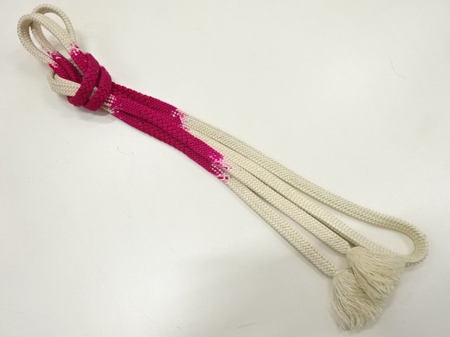 JAPANESE KIMONO / HAND-TIED OBIJIME CORD